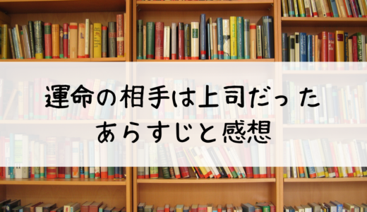 『運命の相手は上司だった』のあらすじと感想ネタバレ